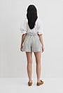 Organically Grown Linen Tuck Front Short