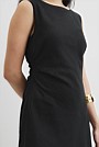 Organically Grown Linen Rouched Maxi Dress