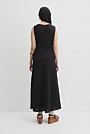 Organically Grown Linen Rouched Maxi Dress