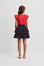 Organically Grown Cotton Tiered Ruffle Skirt
