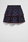 Organically Grown Cotton Tiered Ruffle Skirt