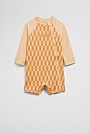Geometric Logo Swimsuit