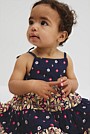 Organically Grown Cotton Tiered Spliced Romper