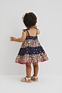 Organically Grown Cotton Tiered Spliced Romper