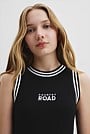 Teen Stripe Rib Tank Dress
