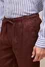 Linen Patch Pocket Drawcord Short