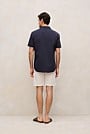 Regular Fit Seersucker Stripe Pocket Shirt