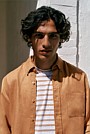 Cotton Linen Double Stripe T-shirt