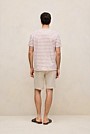 Cotton Linen Double Stripe T-shirt