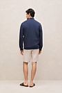Terry 1/4 Zip Monogram Sweat