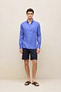 Regular Fit Linen Classic Long Sleeve Shirt