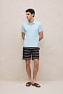 Pique Monogram Short Sleeve Polo