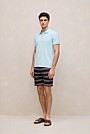 Pique Monogram Short Sleeve Polo