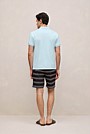 Pique Monogram Short Sleeve Polo