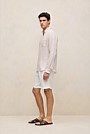 Regular Fit Linen Bengal Stripe Shirt