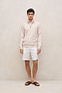 Terry 1/4 Zip Monogram Sweat