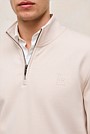Terry 1/4 Zip Monogram Sweat