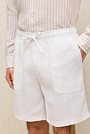 Linen Patch Pocket Drawcord Short