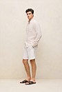 Linen Patch Pocket Drawcord Short