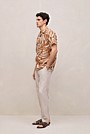 Brushstroke Linen Camp Shirt