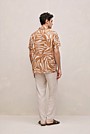 Brushstroke Linen Camp Shirt