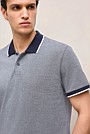 Cotton Birdseye Tipped Polo