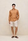 Regular Fit Linen Classic Long Sleeve Shirt