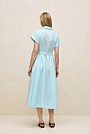 Linen Panelled Shirt Dress