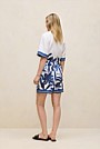 Marea Border Stripe Linen Short