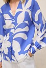 Marea Textured V Neck Blouse