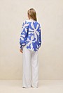 Marea Textured V Neck Blouse