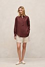Delave Linen Half Placket Shirt