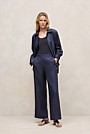 Linen Flat Front Pant