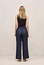 Linen Flat Front Pant