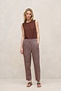 Linen End On End Stripe Relaxed Pant
