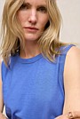 Linen Cotton Crew Tank