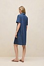 Soft Denim Popover Shift Dress