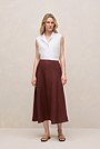 Linen Sleeveless Shirt