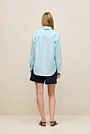 Linen Relaxed Half Placket Shirt