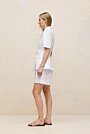 Stretch Linen Short Sleeve Blazer