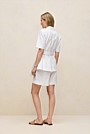 Stretch Linen Short Sleeve Blazer