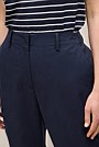 Cotton Blend Straight Leg Pant