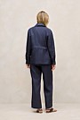 Linen Pocket Detail Belted Jacket