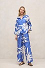 Marea Silk Twill Relaxed Pant