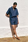 Soft Denim Drawcord Short