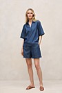 Soft Denim Drawcord Short