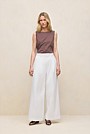 Modal Cotton Stripe Boatneck Tank