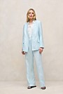 Linen Tailored Wide Leg Pant