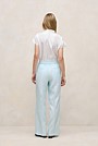 Linen Tailored Wide Leg Pant