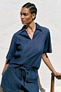 Soft Denim Popover Shirt